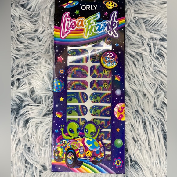 NWT ORLY® x Lisa Frank® Zoomer & Zorbit™ Nail Wraps 👽👽 - Picture 4 of 6